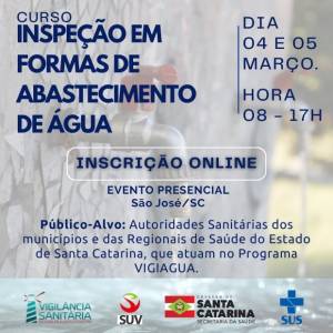 Curso de Capacitação em Formas de Abastecimento de Água – Módulo Inspeção – Março 2026